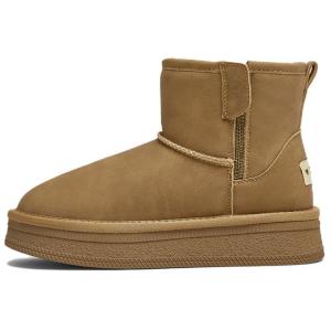 TATA Женские зимние ботинки абрикосово-желто-коричневые с искусственной шерстяной подкладкой, цвет Yellow Brown (Faux Wool Lining)