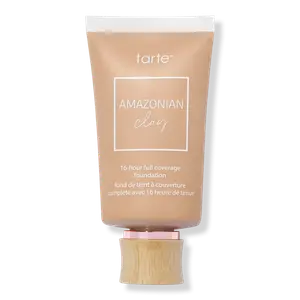 Тональный крем с амазонской глиной, обеспечивающий 16-часовое покрытие. Tarte, 44G Tan Golden (tan skin with very warm, golden or olive undertones)