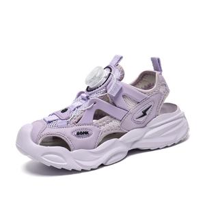 Детские сандалии с защитой от ударов, износостойкие, дышащие, легкие, амортизирующие, балансирующие NEZHACHAOHAI, фиолетовый