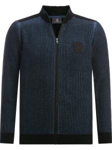 Кардиган Jan Vanderstorm Knit Cardigan Halsten, цвет Blue/Navy