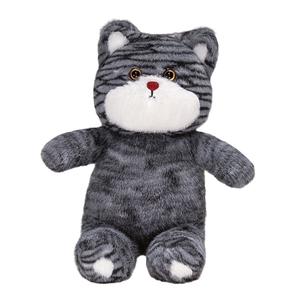 Плюшевая кукла Running Bib Kitten высотой 50 см Tak Bebe, серебро