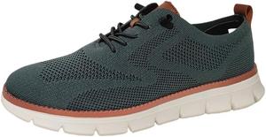 Мужские повседневные туфли-оксфорды для деловой носки Baimiu, зеленый