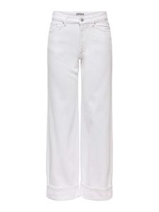 ONLY Широкие джинсы 'ONLELLA' в белом цвете