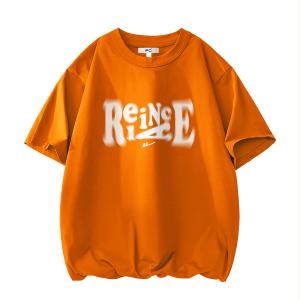 Футболка Unisex Crew Neck Moderate Heavyweight WARRIOR, оранжевый (heavyweight and 100% cotton)