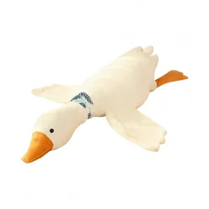 Tak Bebe Синий шарф White Goose, очаровательная уточка, уютная подушка-кукла плюшевая игрушка