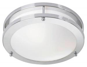 Светодиодный потолочный светильник Markslöjd, 25x8,5x25 см, белый/хром