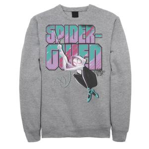 Мужской флисовый пуловер с рисунком Marvel Spider-Man Spiderverse Gwen Swing