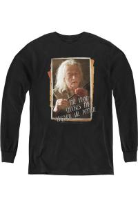 Футболка с длинным рукавом Harry Potter Olivander для детей Gildan, черный