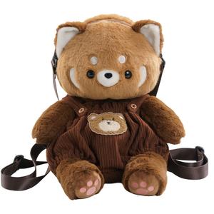 DreamWorks One Гулигули маленький рюкзак панда коричневый плюшевая кукла 35см/26см высота