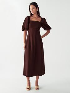 Платье Willa Meena, темно-коричневый