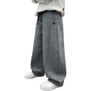 Утепленные спортивные штаны для детей на осень-зиму Disney, серый