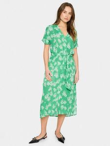 VegaSZ цветочное платье миди с коротким рукавом Mixed Blend Saint Tropez