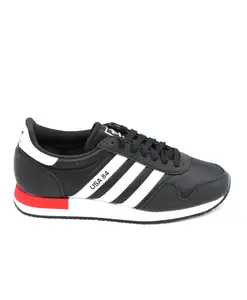 Кроссовки из технической ткани с замшевыми вставками. Adidas, черный