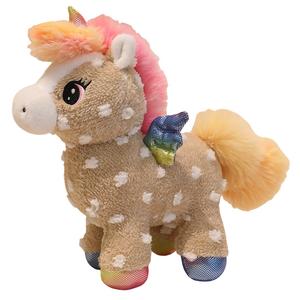 Плюшевая кукла Sunshine Rainbow Pony высотой 25см/30см MLING, коричневый