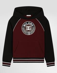 Толстовка с капюшоном и вышивкой DOLCE & GABBANA, мультиколор