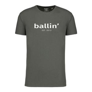 Футболка est 2013 рубашка обычного кроя Ballin, зеленый