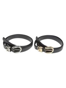 Ремень Urban Classics Gürtel, цвет black/gold+black/silver