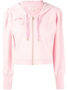 Худи Hasana с аппликацией Loveshackfancy, розовый