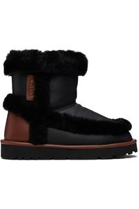 Chloé Черные и коричневые ботильоны Dolcie