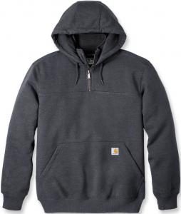 Худи Carhartt Rain Defender Loose Fit Heavyweight Quarter-Zip Hoodie, темно-серый