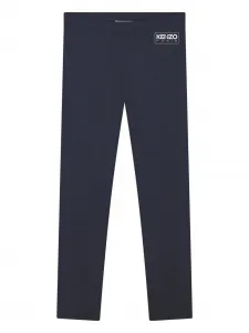 Леггинсы из смесового органического хлопка Kenzo Kids, синий