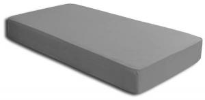 Простынь на подгонке One-Home grau 140-160x200 cm Heavy, 140x4x200 см, серый