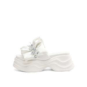 Тапочки-слайды женские Rosa Bianca, Black (Sheepskin Lining)