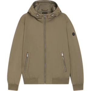 Босс худи с застежкой молнией HUGO BOSS, коричневый