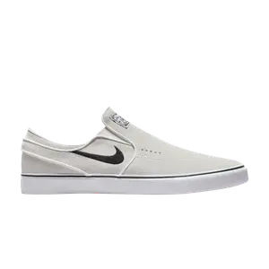 Шлепанцы Nike Zoom Stefan Janoski+ Slip SB Summit White Black, кремовый