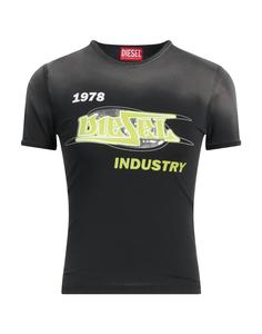 Футболка Diesel, угольно-серый