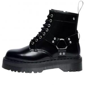 Ботинки Dr. Martens 1460 Quad Harness Platform Boots 'Black'
