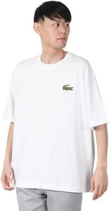 Мужская футболка LACOSTE из синели с логотипом крокодила, свободного кроя