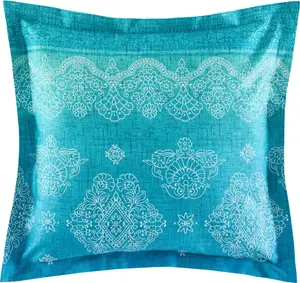 Чехол на подушку из атласа, односпальный, КЕРАЛА, цвет B1 СИНИЙ, размер 40x40 Bassetti