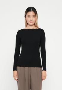 Топ VILA VIANNACA BOAT NECK, Black Beauty/Black