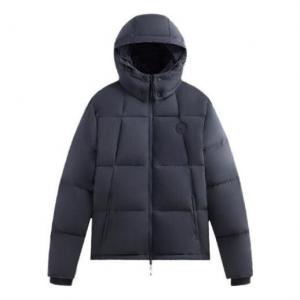 Куртка wrinkle nylon midi puffer 'torpedo' Kith, синий
