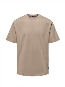 Футболка ONLY & SONS T-Shirt Onsfred, цвет Desert taupe