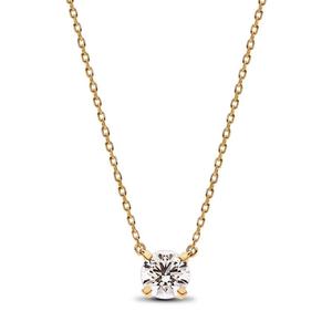 Ожерелья Pandora Era Lab-grown Diamond Pendant Necklace 1.00 carat tw 14k Gold, золото