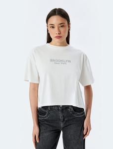 Koton Футболка в светло-бежевом цвете