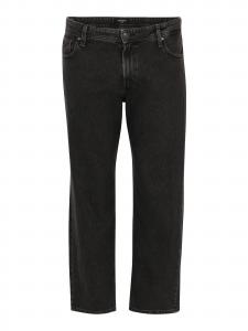 Jack & Jones Plus Джинсы свободного кроя 'Chris' в черном дениме