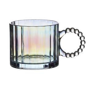 Современная прозрачная кухонная кружка, 8,6x14x7,5 см, стеклянная Mondex, прозрачный