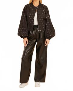 Женские брюки на шнурке в черном цвете DOLCE CABO