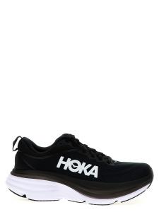 Кроссовки 'Bondi 8' Hoka One One, белый/черный