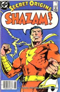 Secret Origins, #3 Starring Captain Marvel (Shazam) Comic Book, 1986 (DC COMICS)