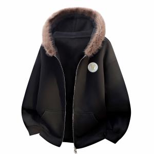 X Толстовка с изображением собаки Югуи из мультфильма «Cinnamoroll» (унисекс) Sanrio, черный