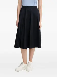 Юбка миди со складками Gant, синий