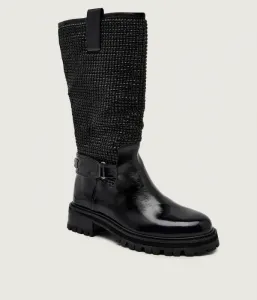 225-Kurt Кожаные сапоги для верховой езды Kurt Geiger, черный