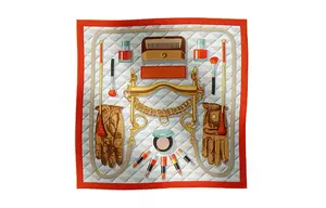 Шёлковый платок HERMES Мультиколор