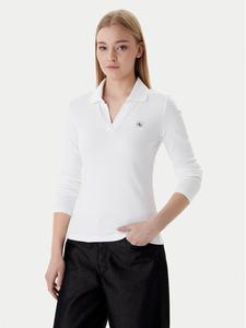 Блузка slim fit Ls Woven Label LV047E203G Calvin Klein, белый