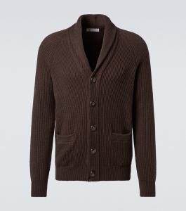 Хлопковый кардиган с рубчиком Brunello Cucinelli, C2559
