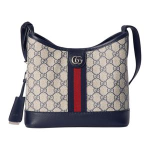 GUCCI Сумка Ophidia из холста с кожаной отделкой
